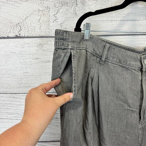 Torrid Festi Plus Size High Rise Relaxed Pleated Wide Leg Jeans Size 24 Short - Picture 3 of 10